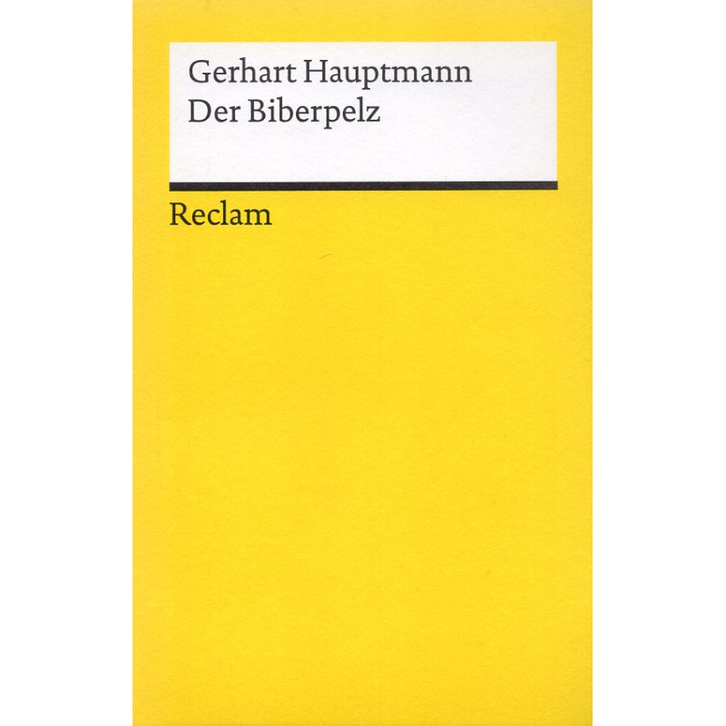 Der Biberpelz [The Beaver Pelt]