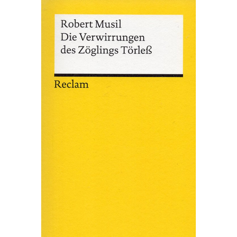 Die Verwirrungen des Zöglings Törleß