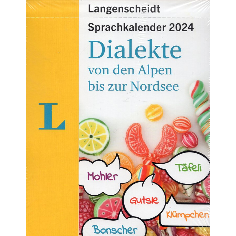 genscheidt Sprachkalender Dialekte 2024: Von den Alpen bis zur Nordsee, Tagesabreißkalender