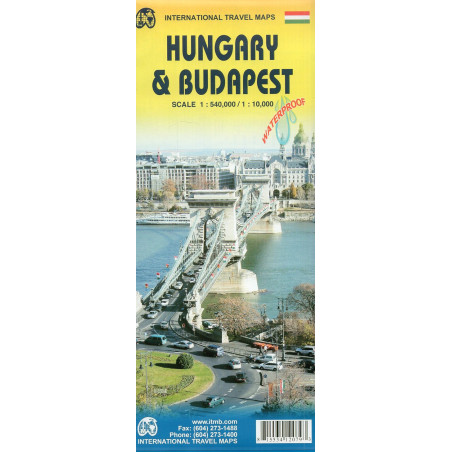 Hungary & Budapest 1:540000. 1:10000