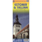 Estonia & Tallinn 1:400000. 1:8000