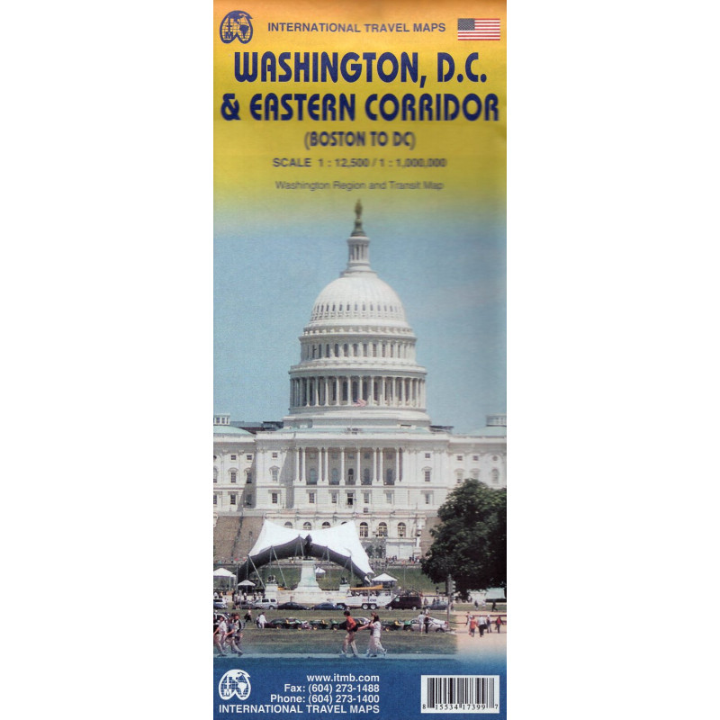 Washington DC & Eastern Corridor 1:12500. 1:1000000