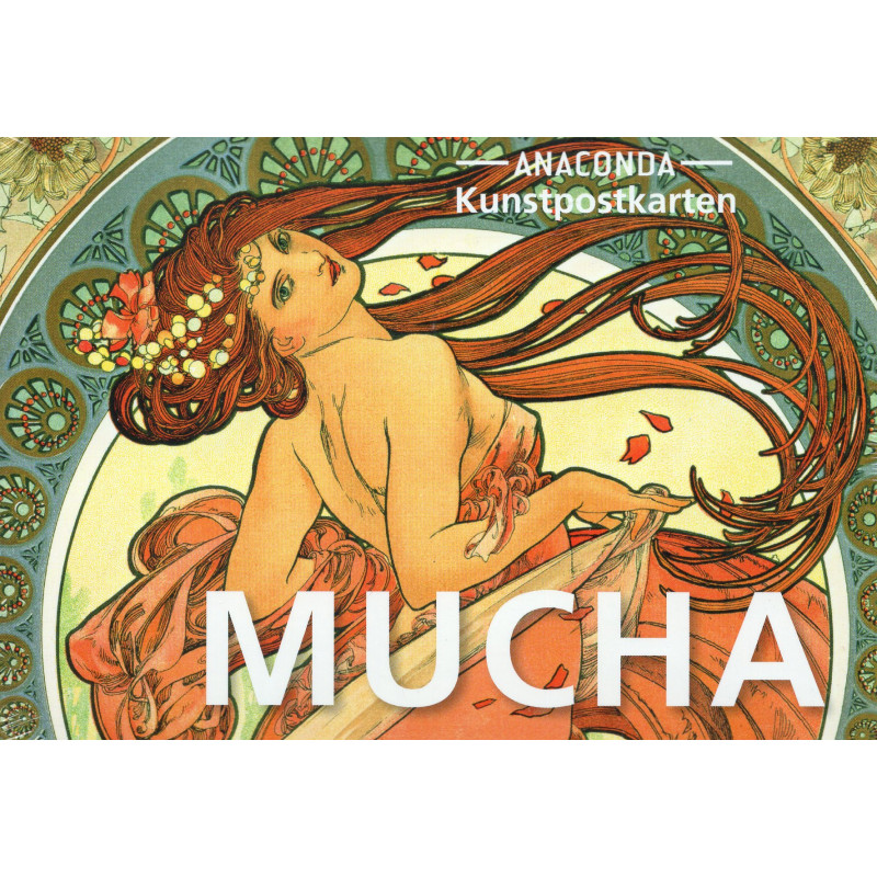 Postkarten-Set Alfons Mucha: 18 Kunstpostkarten