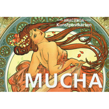 Postkarten-Set Alfons Mucha: 18 Kunstpostkarten
