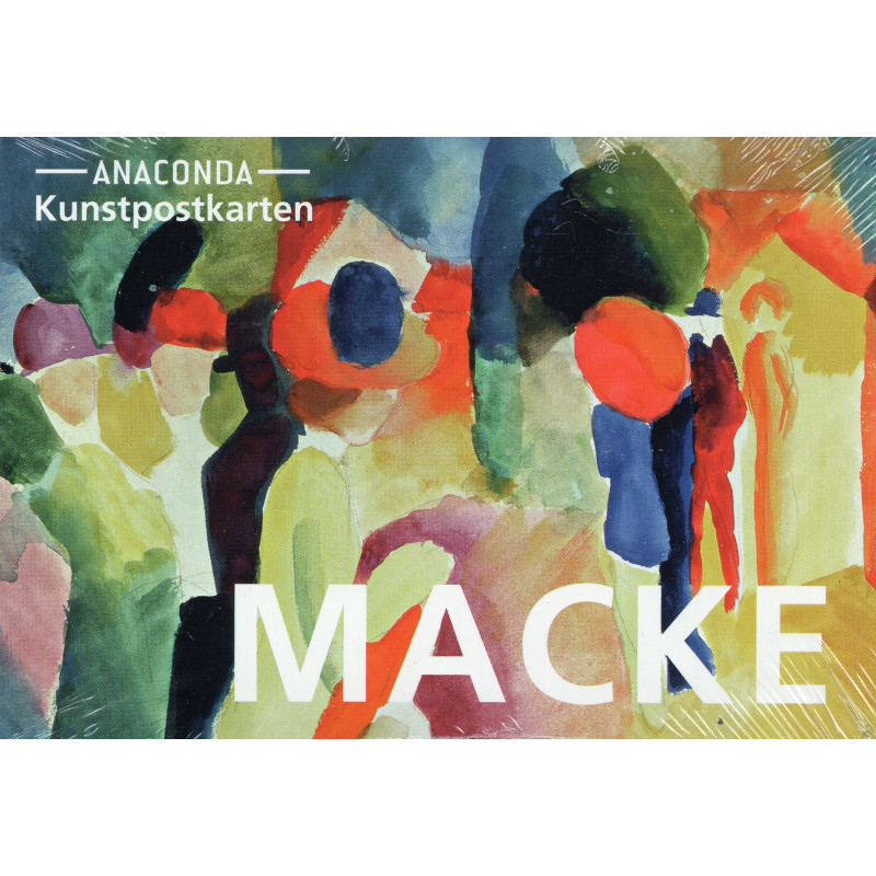Postkarten-Set August Macke: 18 Kunstpostkarten