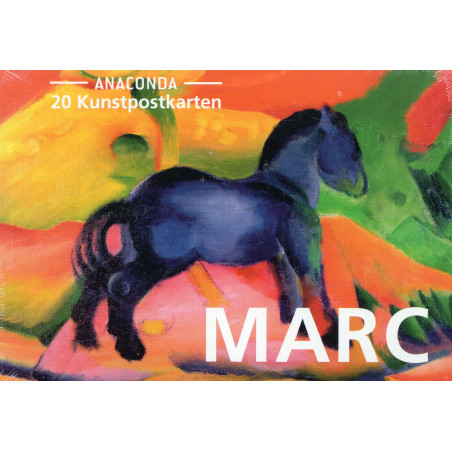 Postkarten-Set Franz Marc: 20 Kunstpostkarten