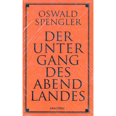Der Untergang des Abendlandes [The Decline of the West]
