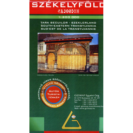Szekelyfold (South-Eastern Transylvania) 1:200000