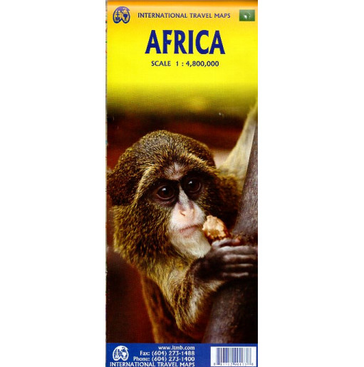 Africa. Travel Map. 1:4800000