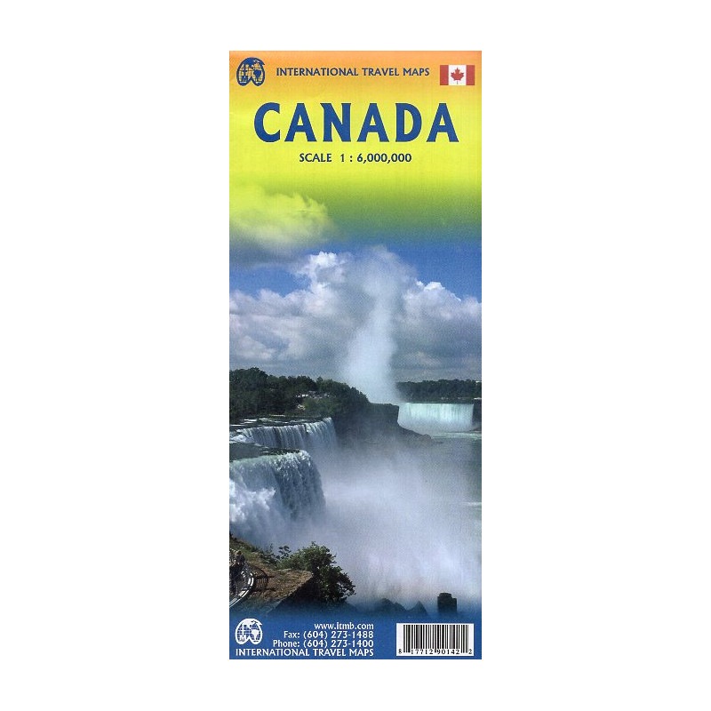 Canada. Travel Map. 1:6000000