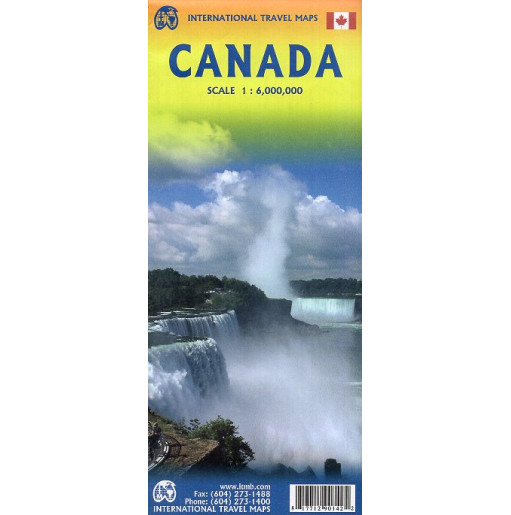 Canada. Travel Map. 1:6000000