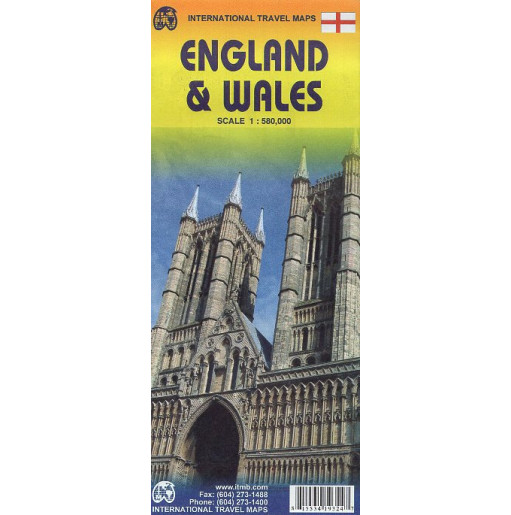England & Wales. Travel Maps. 1:580000