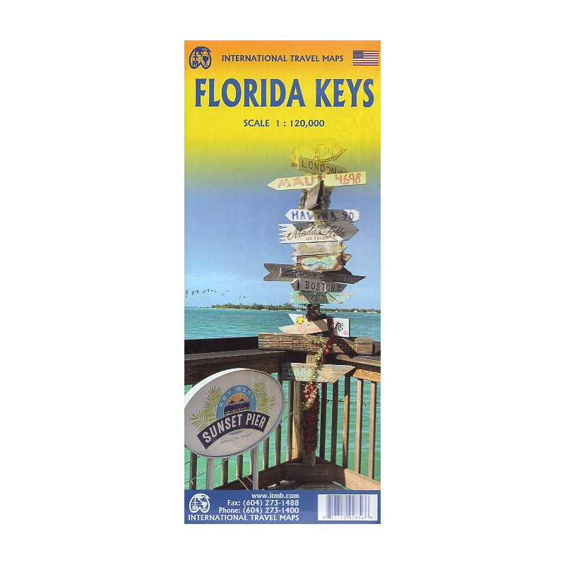 Florida Keys. Travel Maps. 1:120000