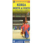 Korea. North and South. Travel Map. 1:830000. 1:550000