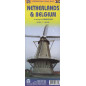 Netherlands & Belgium Luxembourg. Travel Map. 1:350000