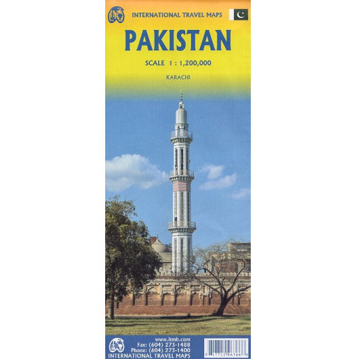 Pakistan. Travel Map. 1:1200000