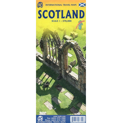 Scotland. Travel Map. 1:370000. Waterproof