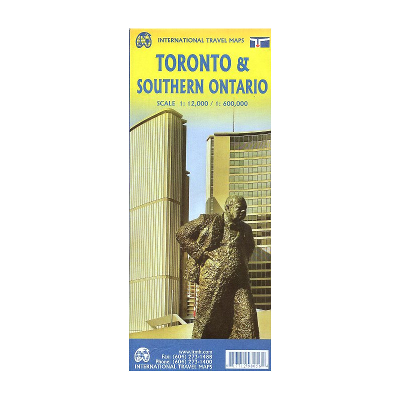 Toronto & Southern Ontario. Travel Map.1:12000. 1:600000