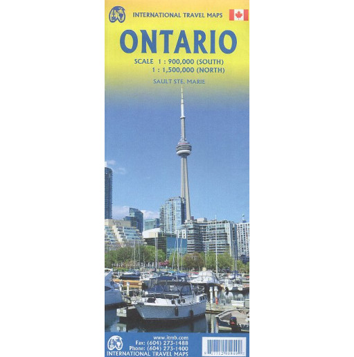 Ontario. South. 1:900000. North. 1:1500000