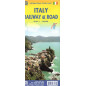 Italy. Railway and Road Map. 1:760000. Waterproof