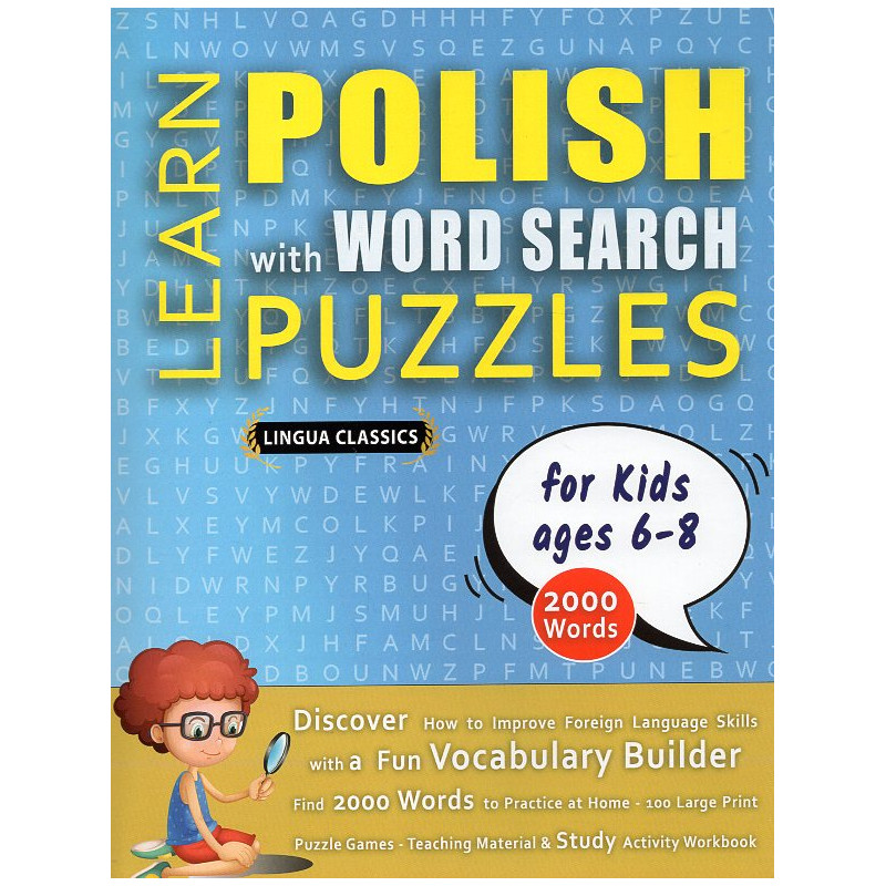 Learn Polish With Word Search Puzzles For Kids 6 - 8