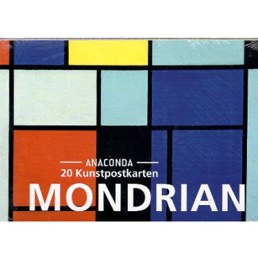 Postkarten-Set Mondrian: 20 Kunstpostkarten