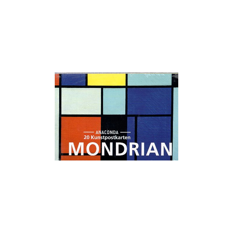 Postkarten-Set Mondrian: 20 Kunstpostkarten